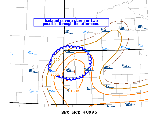 Mesoscale Discussion 995