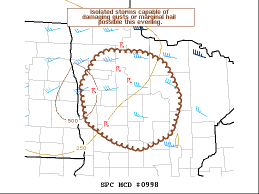 Mesoscale Discussion 998