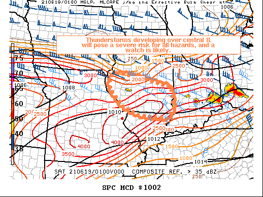 Mesoscale Discussion 1002