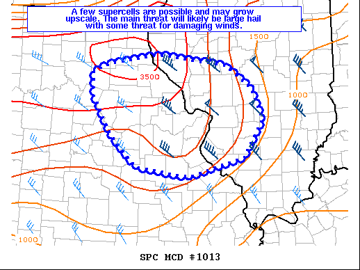 Mesoscale Discussion 1013