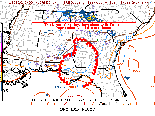 Mesoscale Discussion 1027