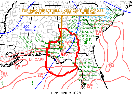 Mesoscale Discussion 1029