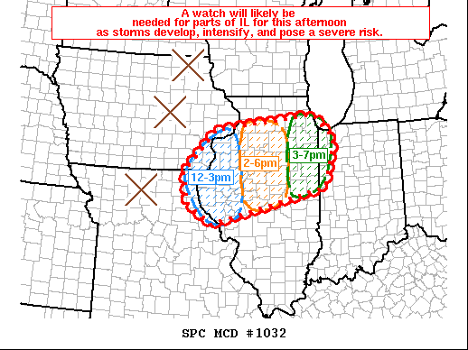 Mesoscale Discussion 1032