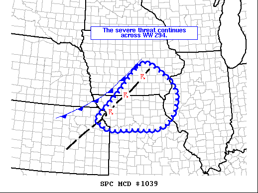 Mesoscale Discussion 1039