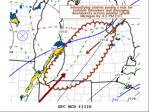 Mesoscale Discussion 1110