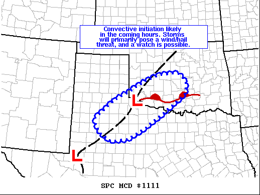 Mesoscale Discussion 1111