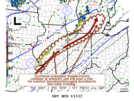 Mesoscale Discussion 1112