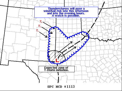 Mesoscale Discussion 1113