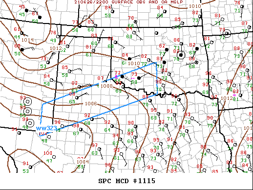 Mesoscale Discussion 1115