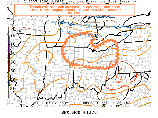 Mesoscale Discussion 1178