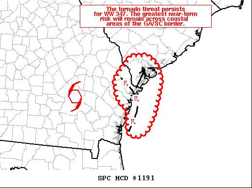 Mesoscale Discussion 1191