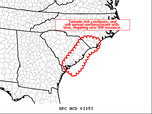 Mesoscale Discussion 1193