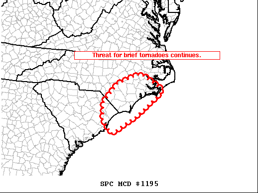 Mesoscale Discussion 1195