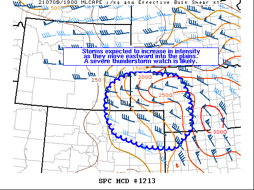 Mesoscale Discussion 1213