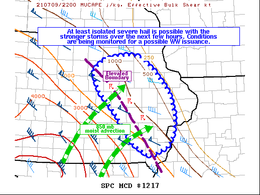 Mesoscale Discussion 1217
