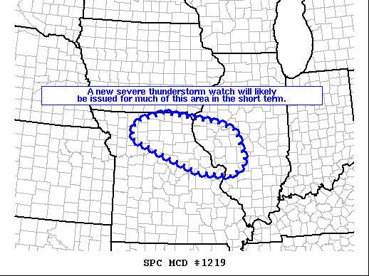 Mesoscale Discussion 1219