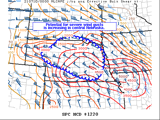 Mesoscale Discussion 1220