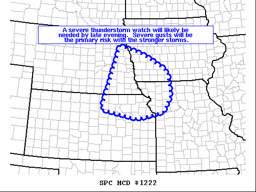 Mesoscale Discussion 1222