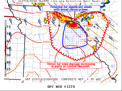 Mesoscale Discussion 1224
