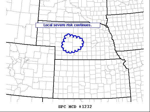 Mesoscale Discussion 1232