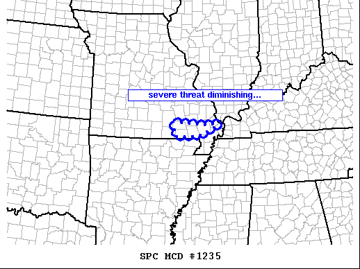 Mesoscale Discussion 1235