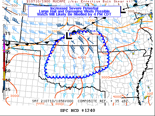 Mesoscale Discussion 1240