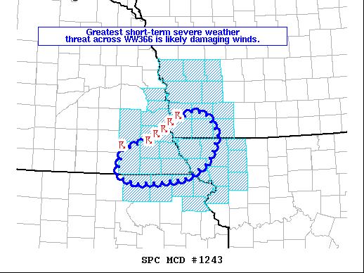 Mesoscale Discussion 1243