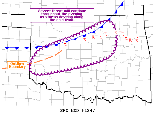 Mesoscale Discussion 1247