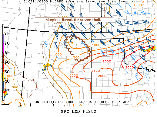 Mesoscale Discussion 1252