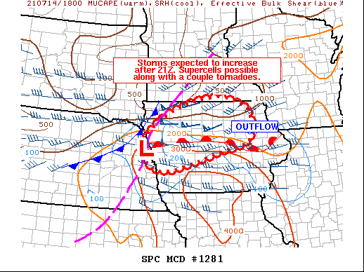 Mesoscale Discussion 1281