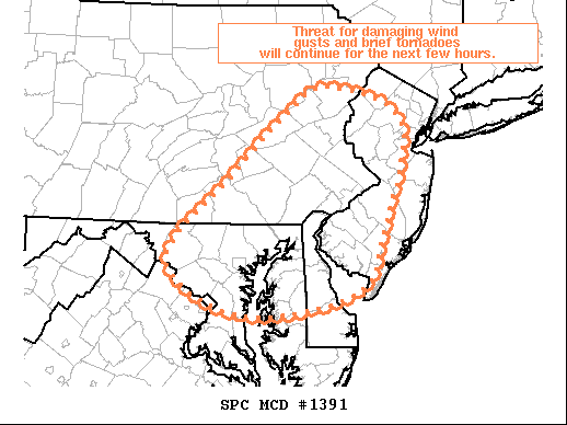 Mesoscale Discussion 1391