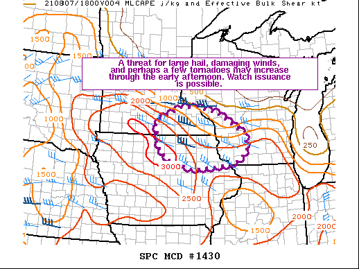 Mesoscale Discussion 1430