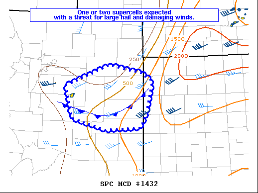 Mesoscale Discussion 1432
