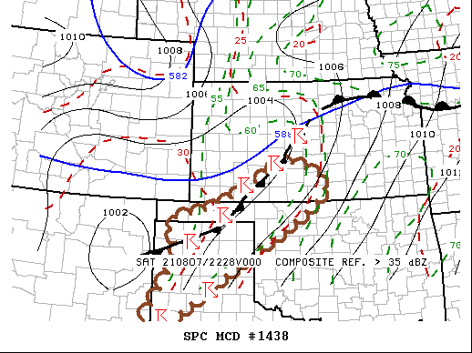 Mesoscale Discussion 1438