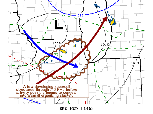 Mesoscale Discussion 1453