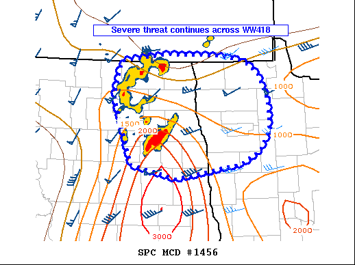 Mesoscale Discussion 1456