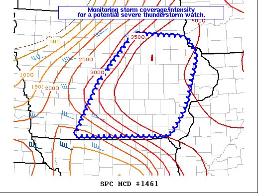 Mesoscale Discussion 1461