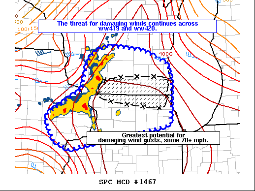 Mesoscale Discussion 1467