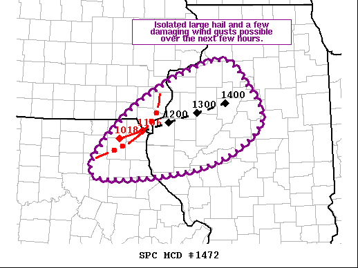 Mesoscale Discussion 1472