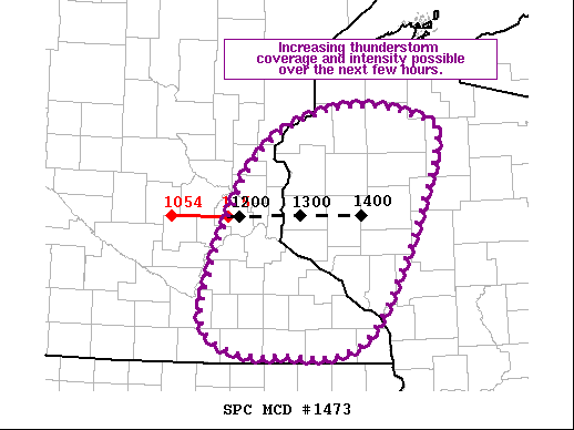 Mesoscale Discussion 1473