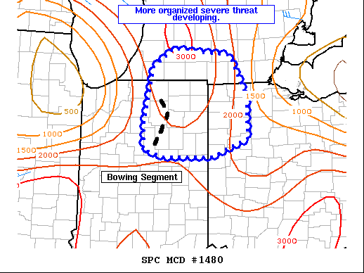Mesoscale Discussion 1480