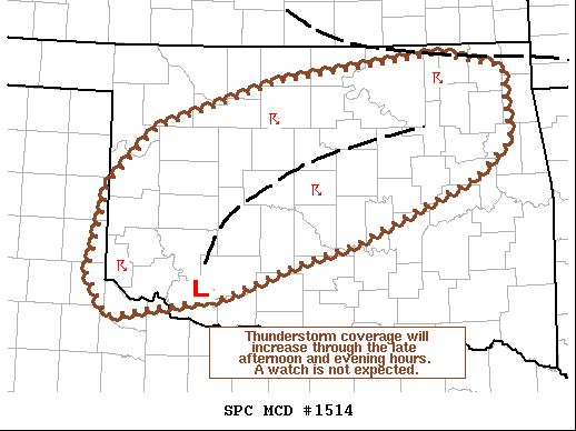 Mesoscale Discussion 1514