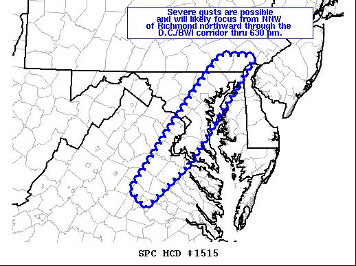 Mesoscale Discussion 1515