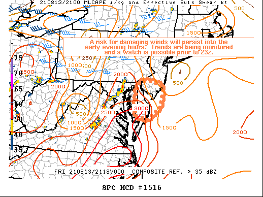 Mesoscale Discussion 1516