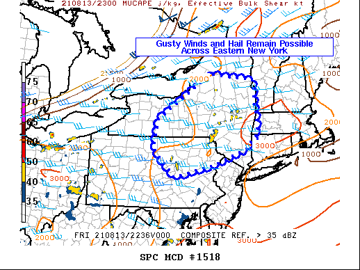 Mesoscale Discussion 1518