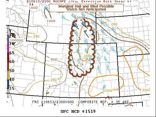 Mesoscale Discussion 1519