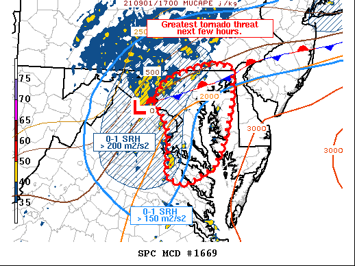 Mesoscale Discussion 1669