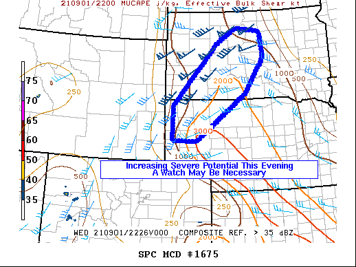 Mesoscale Discussion 1675