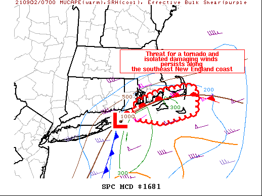 Mesoscale Discussion 1681