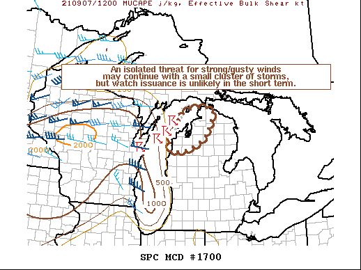 Mesoscale Discussion 1700